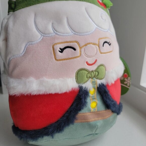 Squishmallow Nicolette Mrs Santa Claus 8" Christmas Holiday Squish Plush Toy NWT - Picture 3 of 9